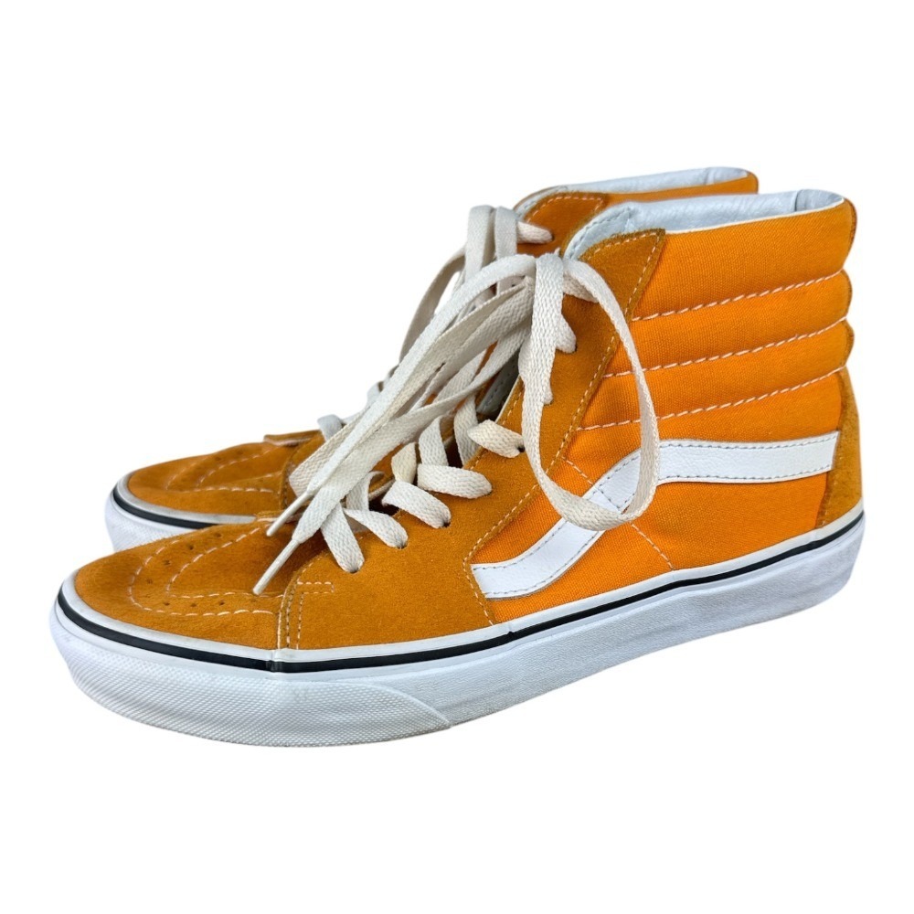 Vans Sk8-Hi Desert Sun Orange Suede Canvas High Top Sneakers Mens 7 Womens 8.5